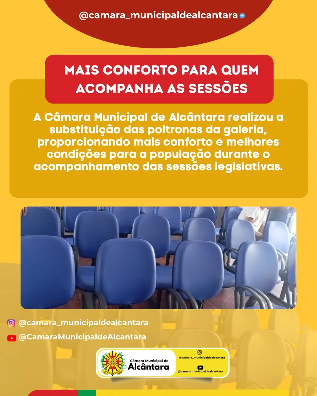 Mais Conforto para Quem Acompanha as Sessões