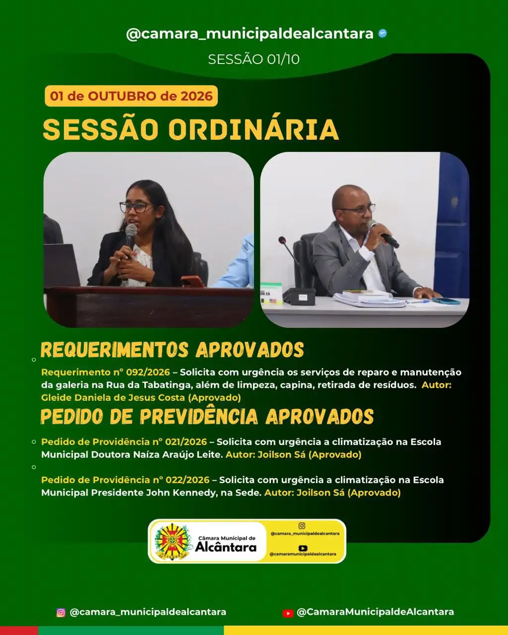 Sessão Ordinária
